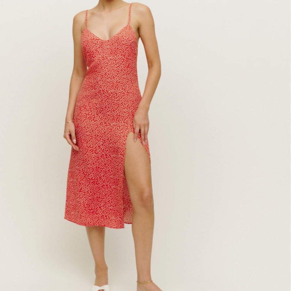 REFORMATION slip dress
